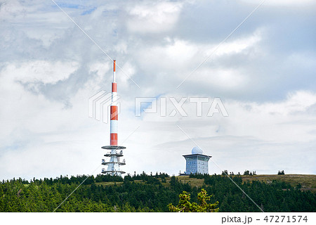 view from Brocken Harz to other hills view from Brocken Harz to other hills 47271574