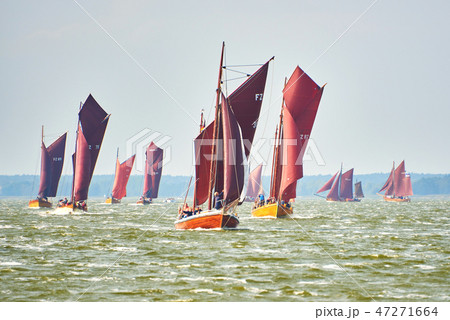 annually traditional Zeesboat regatta in Bodstedt annually traditional Zeesboat regatta in Bodstedt 47271664