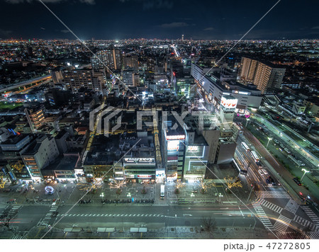 堺市役所21階展望ロビーからの夜景 堺市役所21階展望ロビーからの夜景 47272805