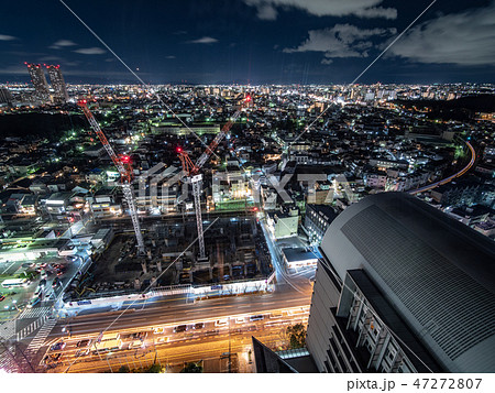 堺市役所21階展望ロビーからの夜景 47272807