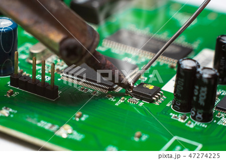 Close up of Microelectronics Engineering. 47274225