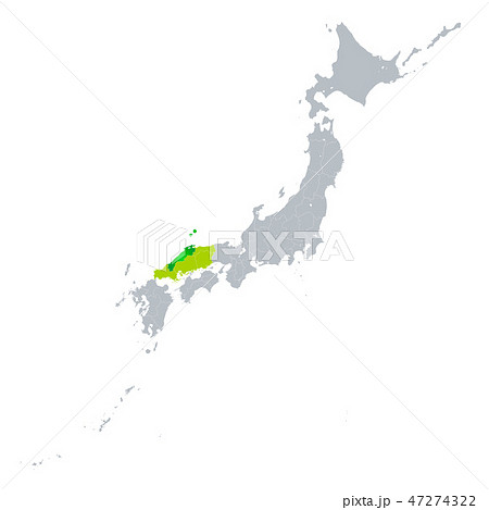 島根県地図 島根県地図 47274322