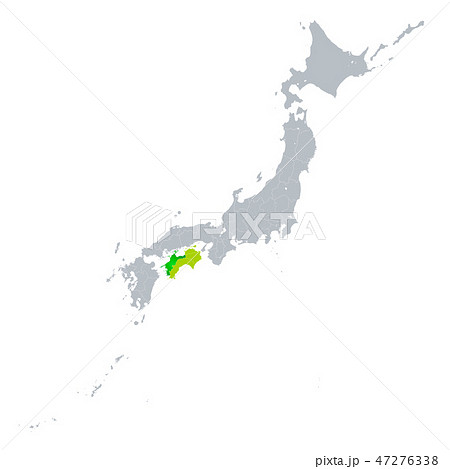 愛媛県地図 47276338