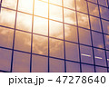 low angle view of modern skyscrapers window 47278640