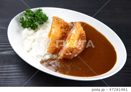 ハムエッグカレー 47281461