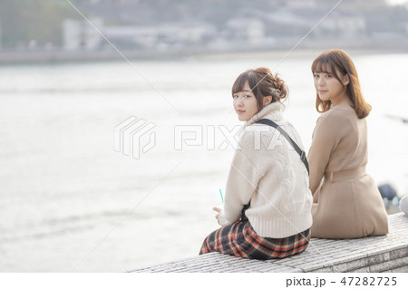 カフェ 観光 お出かけ 女子旅イメージ カフェ 観光 お出かけ 女子旅イメージ 47282725