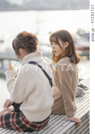 カフェ 観光 お出かけ 女子旅イメージ カフェ 観光 お出かけ 女子旅イメージ 47282727