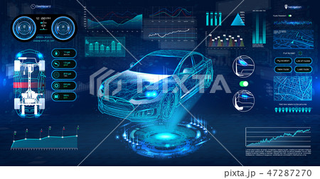 Innovation system diagnostic Auto in HUD UI style 47287270