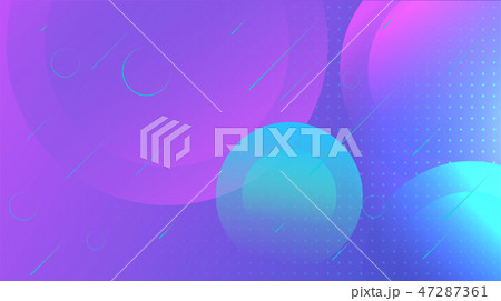 Futuristic gradient geometric background 47287361
