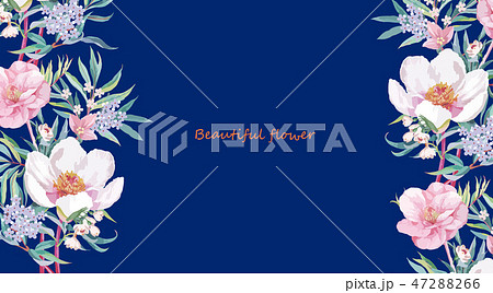 透明水彩 水彩画 花 47288266