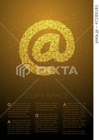 Abstract Geometric Bokeh circle pattern At sign 47289181