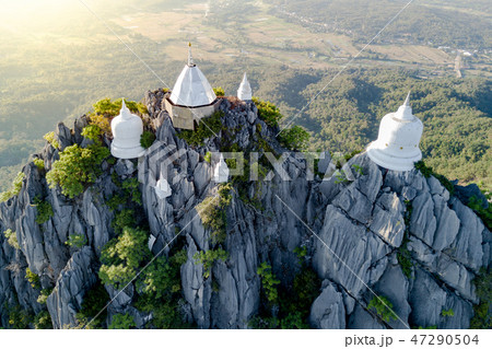Aerial view of Wat Chaloem Phra Kiat, Lampang 47290504
