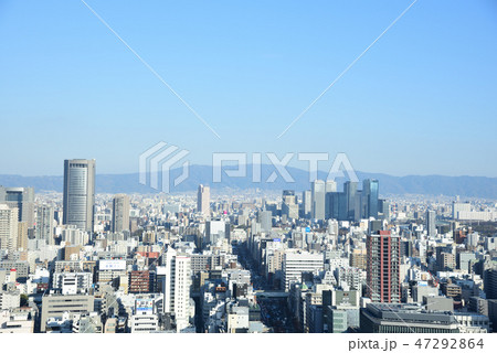 大阪平野と生駒山 大阪平野と生駒山 47292864