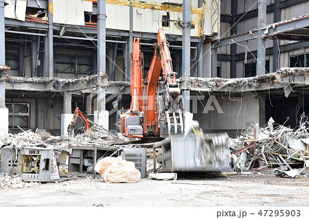 解体工事の現場 解体工事の現場 47295903