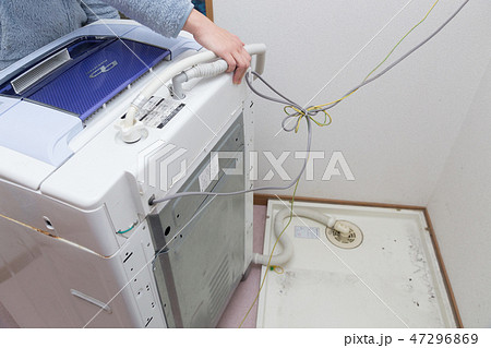 大そうじ(洗濯機の裏をそうじ) 大そうじ(洗濯機の裏をそうじ) 47296869