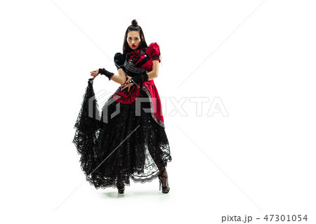 young woman dressed in medieval style 47301054