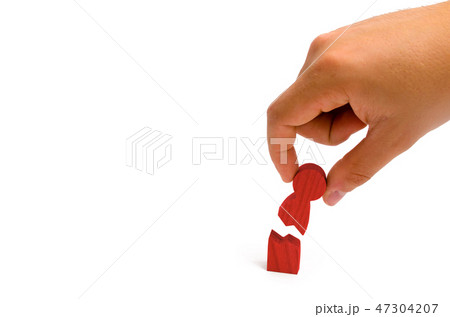 The hand collects the broken human figure The hand collects the broken human figure 47304207