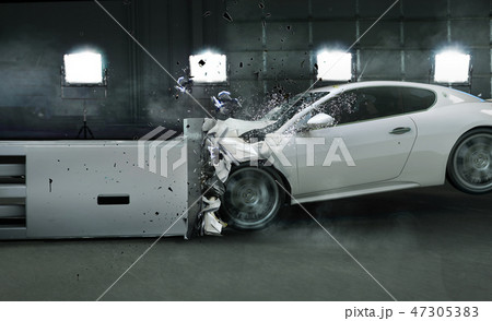 Art photo of crashed car Art photo of crashed car 47305383