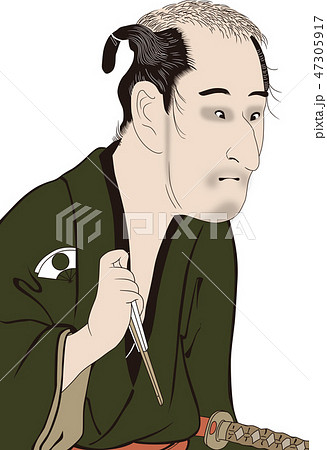 初代尾上松助の松下造酒之進 初代尾上松助の松下造酒之進 47305917