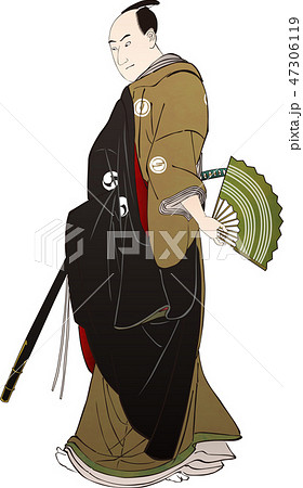 浮世絵　武士　その4	 47306119