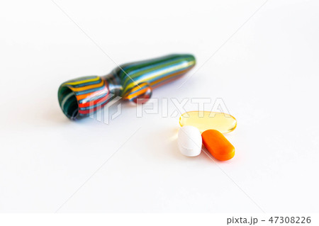 Concept of medical marijuana as alternative to pills Concept of medical marijuana as alternative to pills 47308226