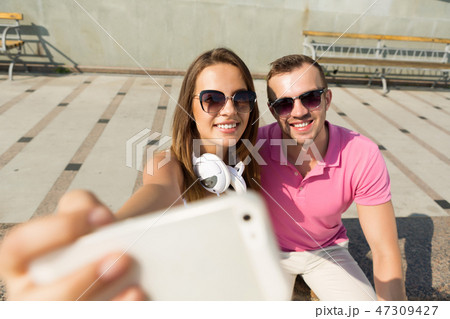 We love making selfie We love making selfie 47309427
