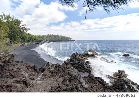 KEHENA BLACK SAND BEACH,Big Island Hawaii KEHENA BLACK SAND BEACH,Big Island Hawaii 47309663