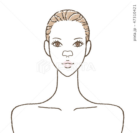 女性　スキンケア　鼻の角栓パック 47310421