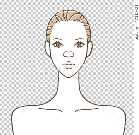 女性　スキンケア　鼻の角栓パック 47310421