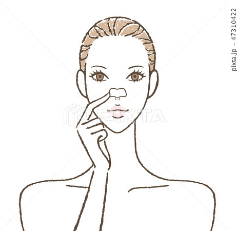 女性　スキンケア　鼻の角栓パック 47310422