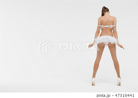 Beautiful sporty woman body. Sexy female slim tanned girl Beautiful sporty woman body. Sexy female slim tanned girl 47310441