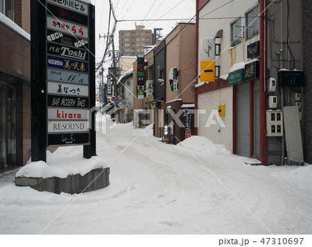 冬の小樽　花園　花間栄通り 47310697