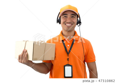 Young asian male delivery technical support  47310862