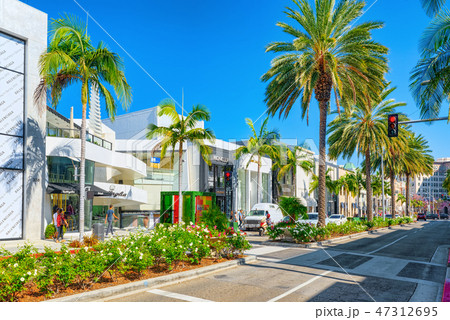 Rodeo Drive in Hollywood, LA. Rodeo Drive in Hollywood, LA. 47312695
