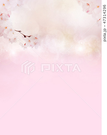 春 桜 ピンク グラデーション 和 和風 和柄 背景 和紙のイラスト素材