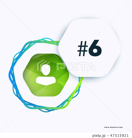 Abstract design of colourful vector elements for modern background with soft lines for business 47315921