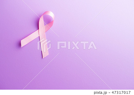 Pink breast cancer ribbon. Breast cancer symbol. Pink breast cancer ribbon. Breast cancer symbol. 47317017