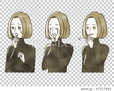 Woman - Facial expression 47317893