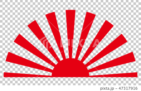 Illustration of Japanese flag pattern Illustration of Japanese flag pattern 47317916