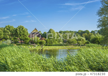 Landscape with Wallmuseum in Oldenburg in Holstein 47318230
