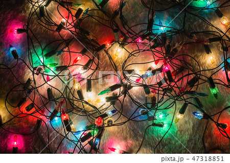 Christmas romantic lights 47318851