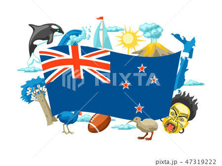 New Zealand background design. 47319222