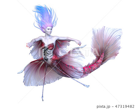 人魚のイラスト素材