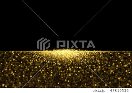 Defocused glitters on black  47319536