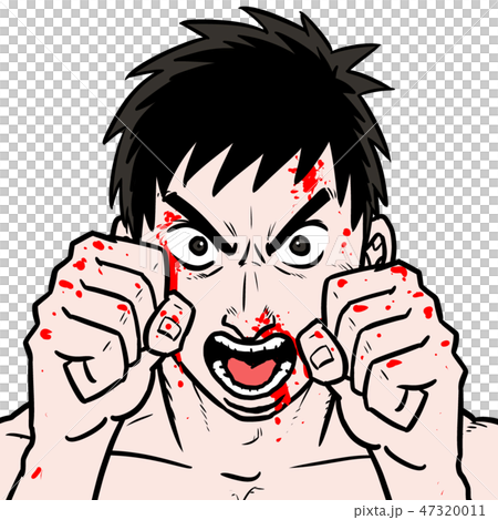 插图素材: 血手