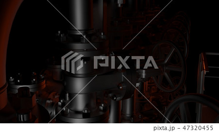 Metal pipes and valves 47320455