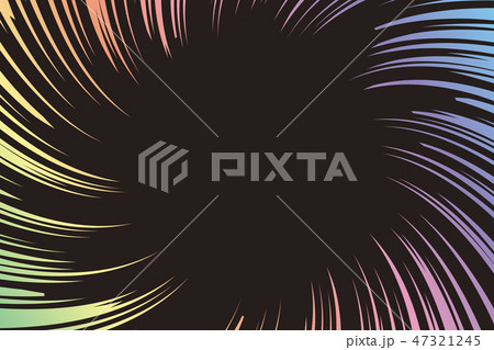 背景 マンガ表現 効果線 集中線 スピード感 高速 フリー素材 セリフ ふきだし 放射線 広告宣伝 のイラスト素材