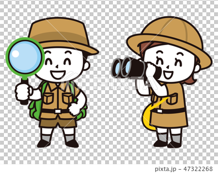 探し物をするこども探検隊 47322268