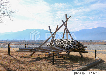 ■ 聖牛 ■ 信玄堤 ■ 武田信玄 ■山梨県 ■ 聖牛 ■ 信玄堤 ■ 武田信玄 ■山梨県 47324608