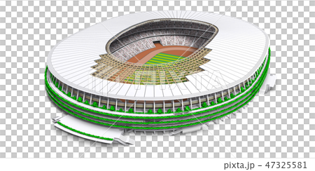 新国立競技場2のイラスト素材